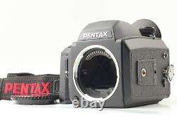 MINT with Strap Pentax 645 NII N II 6x4.5 Film Camera Body 120 Film Back JAPAN