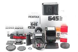 MINTwithBox Pentax 645 Film Camera SMC A 75mm F2.8 Lens 120 film Back From JAPAN