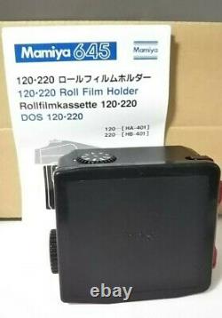 Mamiya 120 Roll Film Holder for Mamiya 645 Excellent+++ condition from Japan