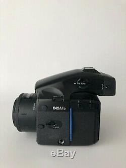 Mamiya 645 AFD Medium Format Film Camera + Mamiya 80mm 2.8 Lens + Extra Back