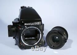 Mamiya 645 PRO TL Camera Sekor C 80mm f/2.8 N Lens + Film Back + AE Prism Finder