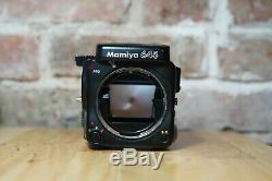Mamiya 645 Pro 6x4.5 Film Camera Body + 120 Film Back Near Mint