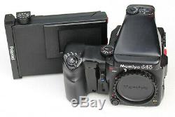 Mamiya 645 Pro Camera Film Camera Body with Power Winder Grip & Polaroid Backing