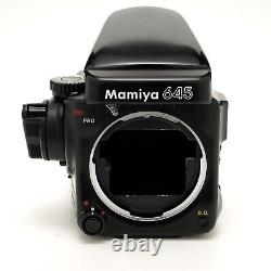 Mamiya 645 Pro Medium Format Camera with Pro Prism Finder & Film Back with120 Insert
