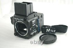 Mamiya 645 Pro Medium Format SLR Film Camera Body with 120 film Back #4114