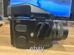 Mamiya 645 Super Medium Format SLR Film Camera Body, 80 mm 12.8 lens, 120 Back