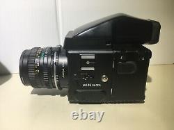 Mamiya 645 Super Medium Format SLR Film Camera with 2nd back and macro ring
