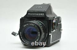 Mamiya M645 1000s Film Camera with Sekor C 80mm f/2.8 N Lens + Finder With120 Back