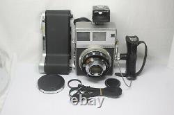 Mamiya Press Super 23 Camera Silver with Sekor 100mm F3.5 Lens 6x9 Film Back Grip
