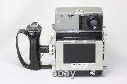 Mamiya Press Super 23 Camera Silver with Sekor 100mm F3.5 Lens 6x9 Film Back Grip