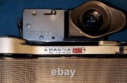 Mamiya Press Super 23 Camera with 100mm f/3.5 Lens & 6x9 Roll Film Back Read Disc