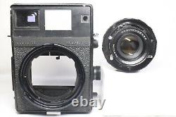 Mamiya Press Super 23 Film Camera Sekor 100mm F/3.5 Lens 6x9 Film Back x2