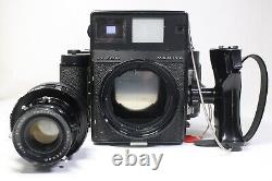 Mamiya Press Universal Film Camera 100mm F/3.5 Sekor Lens 6x9 Back Shutter Grip