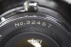 Mamiya Press Universal Film Camera 100mm F/3.5 Sekor Lens 6x9 Back Shutter Grip