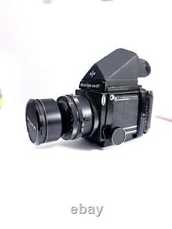 Mamiya RB67 Pro S Film Camera with 180mm Lens And Prism Viewfinder 120mm Back