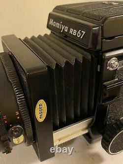 Mamiya RB67 Pro S Medium Format Camera + 180mm F4.5 Lens + 2 Film Backs
