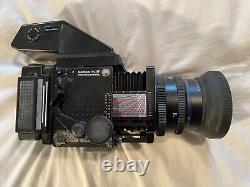 Mamiya RZ67 Pro Camera, RB67 Viewfinder & 220 & polaroid film backs