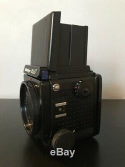 Mamiya RZ67 Pro SLR Film Camera Sekor Z 90mm Lens + 2 120 Film Backs + Polaroid