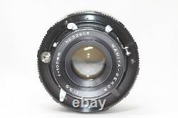Mamiya Universal Press Film Camera Sekor 100mm F/3.5 Lens 6x9 Film Back Grip