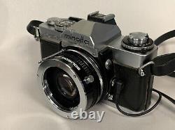 Minolta XD-11 Film 3 Lens Camera 1/4? Data Back