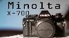 Minolta X 700 Film Camera Review Back To Analog 1