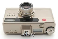MintLeica Minilux Zoom Film Camera with Flash, Case, Data Back and Extras-#2058