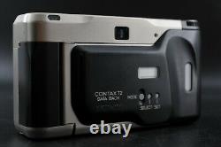Mint CONTAX T2D T2 D Point Shoot 35mm Film Camera with Data Back From Japan