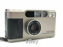Mint Contax T2D 35mm Point & Shoot Film Camera Date Back + Strap + Case Japan