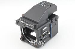 Mint Mamiya M645 Super Film Camera Body with AE Finder 120 Film Back from Japan