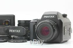 Mint Pentax 645N Medium Format Film Camera A 45 75mm F2.8 2Lens From JAPAN