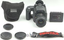 Mint Pentax 645 NII Camera smc A 45mm 2.8 Manual Lens 120 Film Back from Japan