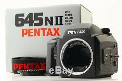 Mint in Box PENTAX 645N II NII Film Camera Body with 120 Film back holders Japan