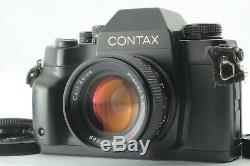 NEAR MINT Contax RX 35mm SLR Film Camera with Planar 50mm f1.4 Data Back Japan