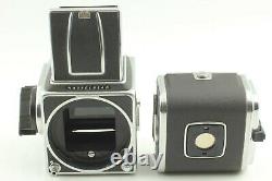NEAR MINT Hasselblad 500C/M Silver 6x6 A12 II Film Back Camera From Japan 167