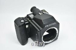 NEAR MINT++ LATE MODEL PENTAX 645 Medium Format Film Camera Body 120 Film Back