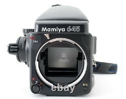 NEAR MINT Mamiya 645 Pro Camera body + AE finder 120 film back from JAPAN 1281