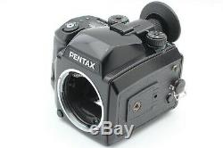 NEAR MINT Pentax 645N Camera + A 75mm f2.8 Lens 120 Film Back From JAPAN #253