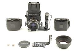 NEAR MINT with Grip & Film Back x2 Mamiya RB67 6x7 Camera 90mm F3.8 Lens JAPAN