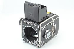 N MINT Bronica EC-TL Film Camera P. C 75mm f2.8 Lens 2 Film Back Set From JAPAN