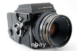 N MINT Bronica SQ-A Camera + S 80mm f/2.8 120 120J 2 Film Back set From Japan