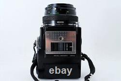 N MINT Bronica etrs Film camera Waist finder 75mm f/2.8 Lens 2 film back Japan