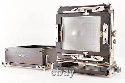 N MINT+? EBONY SW45 Ti Titan 4x5 Large Format Film Camera Back Adapter JAPAN
