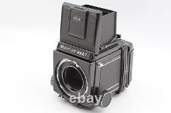 N MINT Hood Mamiya RB67 Pro Medium Format Camera 127mm 3.8 120 Film Back JAPAN