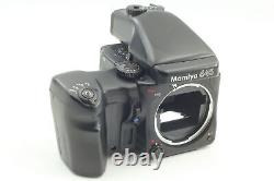 N MINT Mamiya 645 Pro AE Finder Film Camera Body 120 Film Back From JAPAN