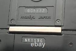 N MINT Mamiya 645 Pro AE Finder Film Camera Body 120 Film Back From JAPAN