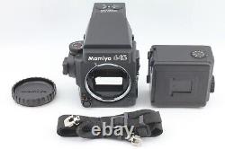 N MINT+? Mamiya M645 super Medium Format Camera with AE Finder 120 Film Back JAPAN