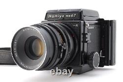 N. MINT Mamiya RB67 Pro S Film Camera SEKOR C 127mm f3.8 Polaroid Back JAPAN