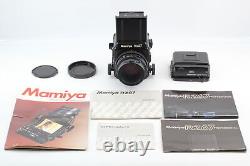 N MINT+++? Mamiya RZ67 Pro Camera 110mm f2.8 W Lens Hood 120 Film Back JAPAN