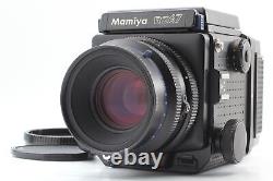 N MINT+++? Mamiya RZ67 Pro Camera 110mm f2.8 W Lens Hood 120 Film Back JAPAN