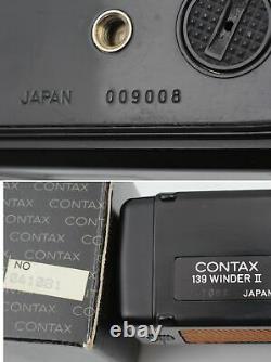 N MINT Ocher Contax 139 Quartz Data Back SLR Film Camera /Winder-II From JAPAN